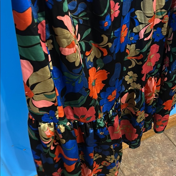 Chic Soul Orange and Red Ruffled Tiered Maxi Dress - Picture 5 of 8